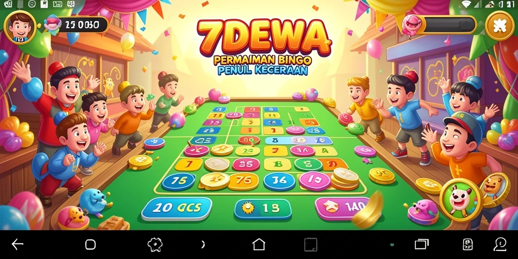 Gameplay seru dan interaktif pada 7DEWA Bingo.