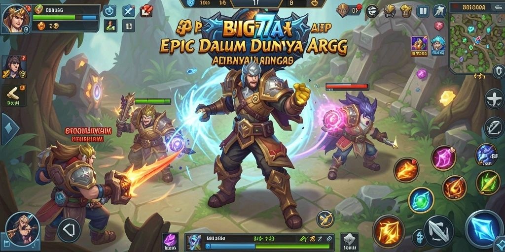 Gameplay mendebarkan dengan pertarungan ARPG yang intens.