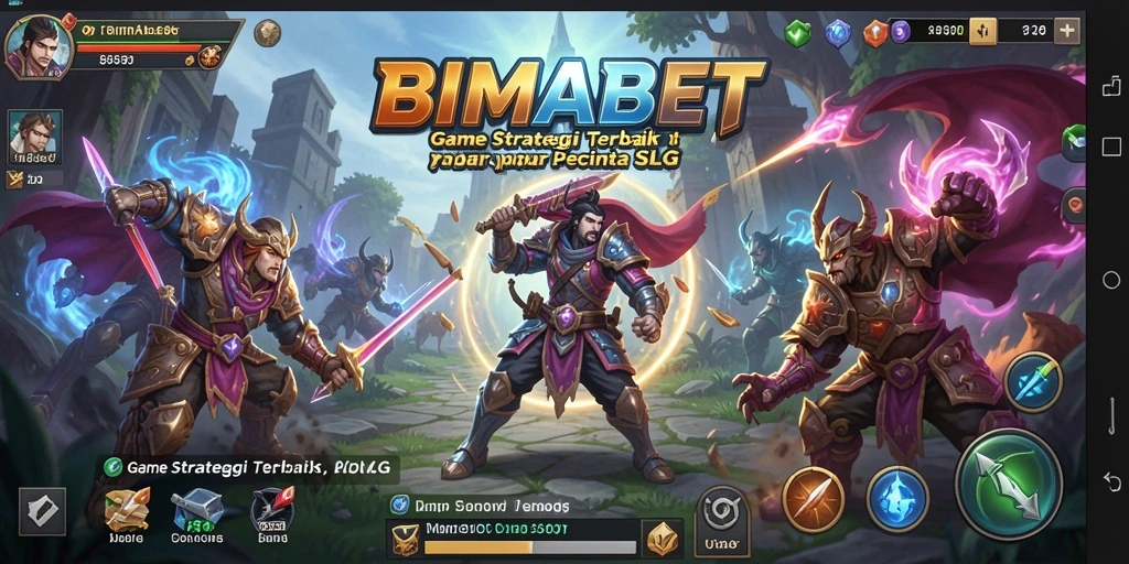 Tampilan menarik gameplay strategi dalam BIMABET.