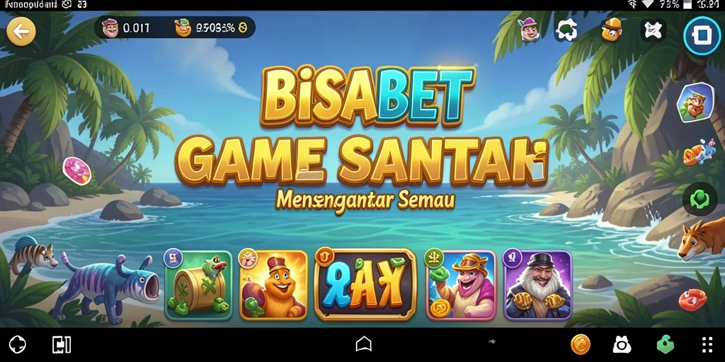 Gameplay seru dan menghibur di BISABET.