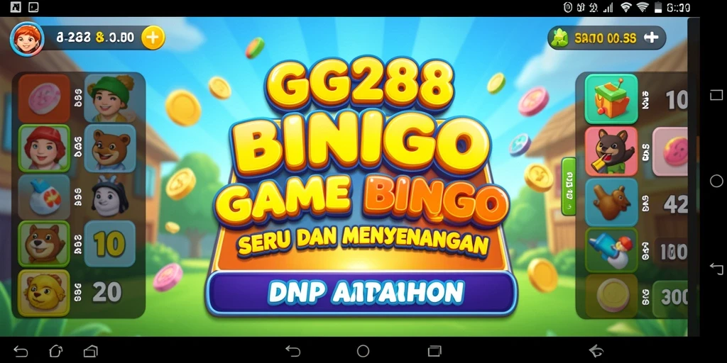 Screenshot gameplay GG288 yang menampilkan keseruan permainan Bingo.
