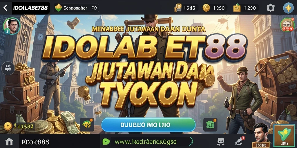 Screenshot gameplay IDOLABET88 yang menampilkan aktivitas Tycoon.