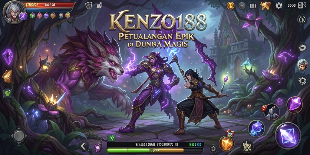 Tampilkan gameplay petualangan KENZO188 yang mendebarkan.