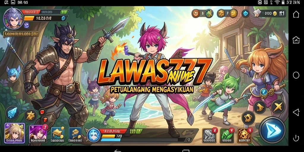 Tampilan permainan LAWAS777 yang penuh warna dan menarik.