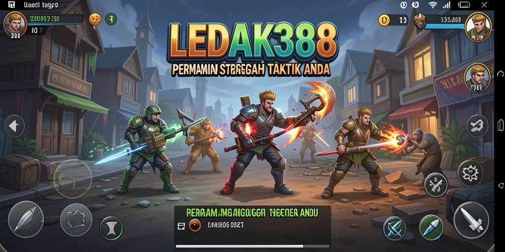 Screenshot gameplay LEDAK388 menampilkan aksi strategi yang mendebarkan.