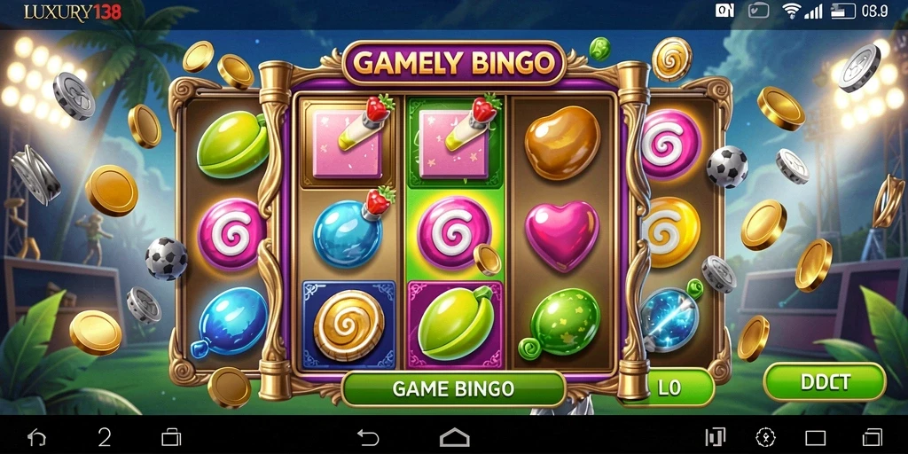 Tampilan gameplay LUXURY138 yang menarik saat bermain Bingo.