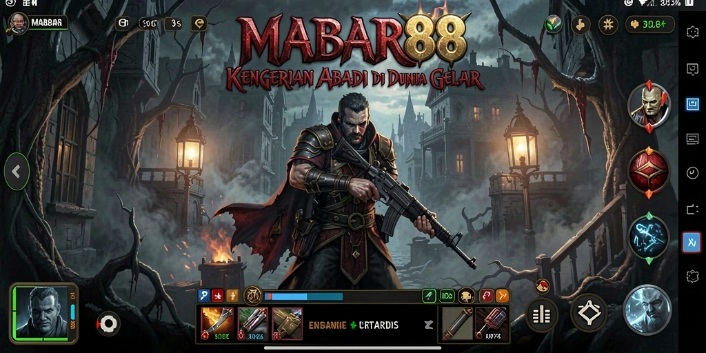 Gameplay menegangkan dengan suasana gelap dan mencekam.