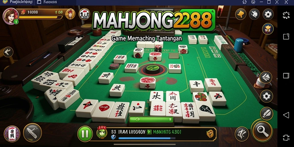 Screenshot gameplay MAHJONG288 dengan pengalaman memancing yang menarik.