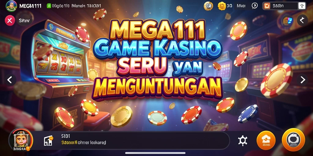 Tampilan menarik dari gameplay MEGA111 yang seru dan menantang.