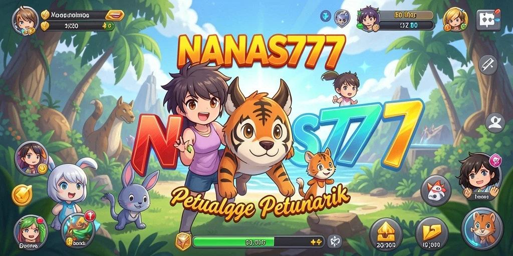 Tampilan screenshot game NANAS777 dengan karakter anime yang dinamis.
