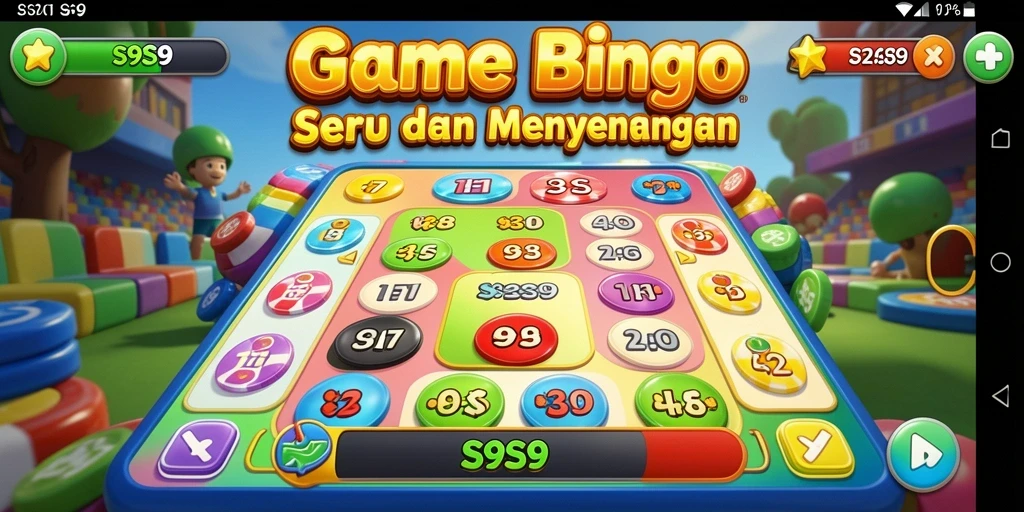 Gameplay seru dalam permainan Bingo S9S9 dengan fitur interaktif.