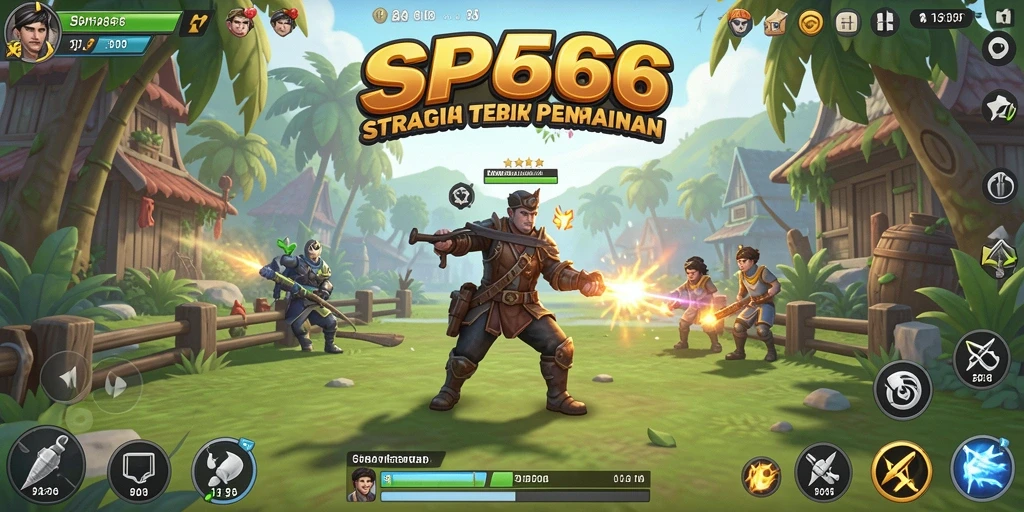 Tampilan gameplay menarik dari SP666 dalam aksi strategi.